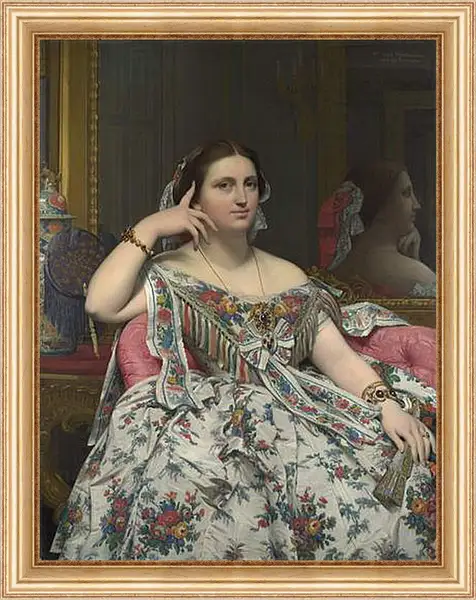 Картина в раме - Madame Moitessier. Жан Огюст Доминик Энгр
Картина в раме - Madame Moitessier. Жан Огюст Доминик Энгр