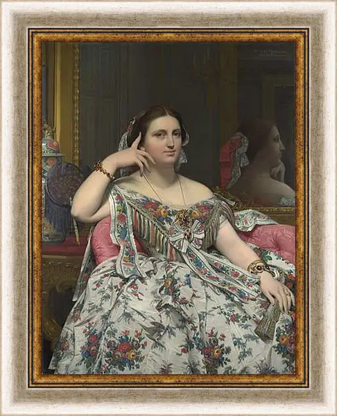 Картина в раме - Madame Moitessier. Жан Огюст Доминик Энгр
Картина в раме - Madame Moitessier. Жан Огюст Доминик Энгр