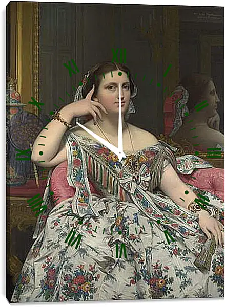 Часы картина - Madame Moitessier. Жан Огюст Доминик Энгр
Часы картина - Madame Moitessier. Жан Огюст Доминик Энгр