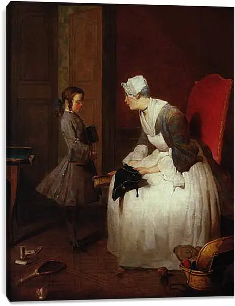 Постер на подрамнике - The governess. Жан Батист Симеон Шарден
Постер на подрамнике - The governess. Жан Батист Симеон Шарден