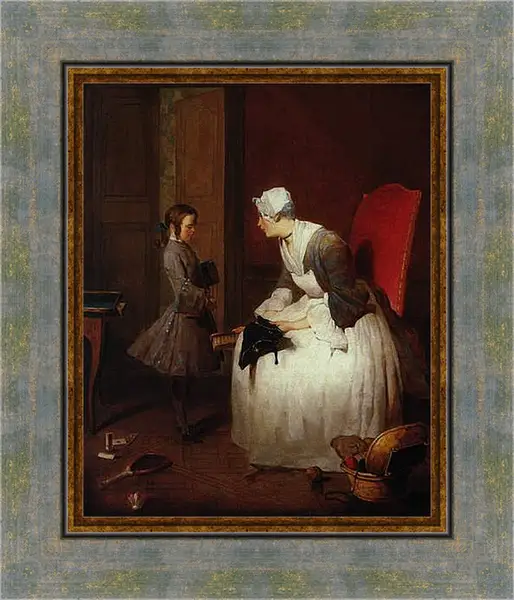 Картина в раме - The governess. Жан Батист Симеон Шарден
Картина в раме - The governess. Жан Батист Симеон Шарден