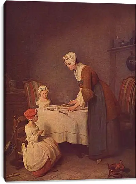 Постер на подрамнике - Le Benedicite. Жан Батист Симеон Шарден
Постер на подрамнике - Le Benedicite. Жан Батист Симеон Шарден