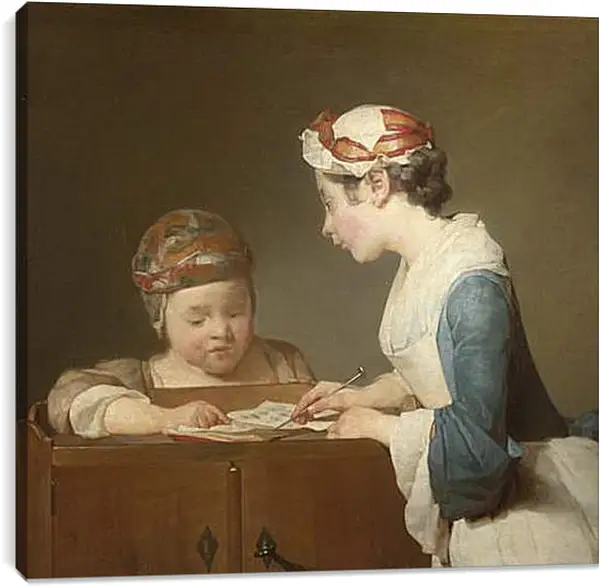 Постер на подрамнике - The Young Schoolmistress. Жан Батист Симеон Шарден
Постер на подрамнике - The Young Schoolmistress. Жан Батист Симеон Шарден