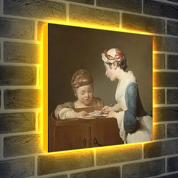 Лайтбокс световая панель - The Young Schoolmistress. Жан Батист Симеон Шарден
Лайтбокс световая панель - The Young Schoolmistress. Жан Батист Симеон Шарден