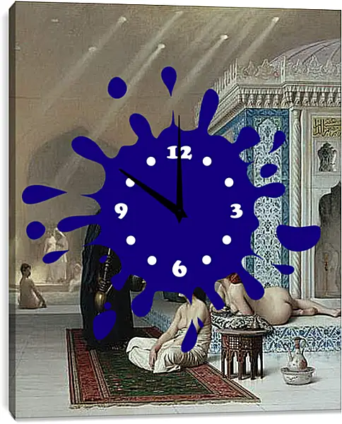 Часы картина - Pool in a Harem. Жан-Леон Жером
Часы картина - Pool in a Harem. Жан-Леон Жером