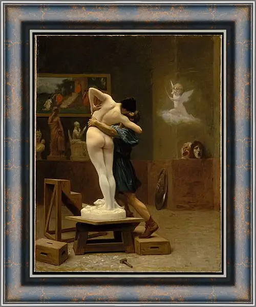 Картина в раме - Pygmalion and Galatea - Пигмалион и Галатея. Жан-Леон Жером
Картина в раме - Pygmalion and Galatea - Пигмалион и Галатея. Жан-Леон Жером