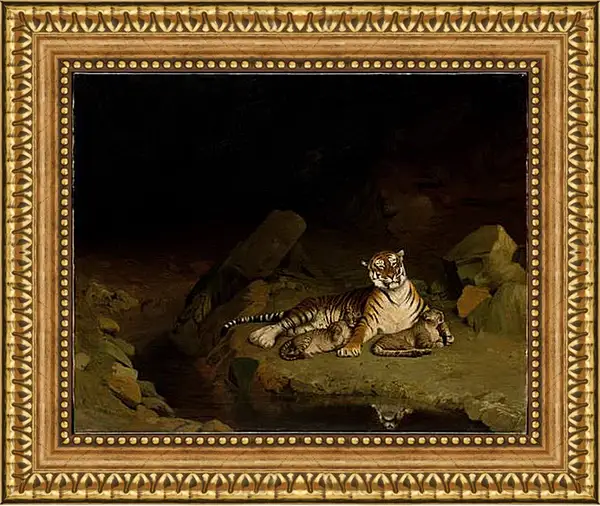 Картина в раме - Tiger and Cubs - Тигр и детеныши. Жан-Леон Жером
Картина в раме - Tiger and Cubs - Тигр и детеныши. Жан-Леон Жером
