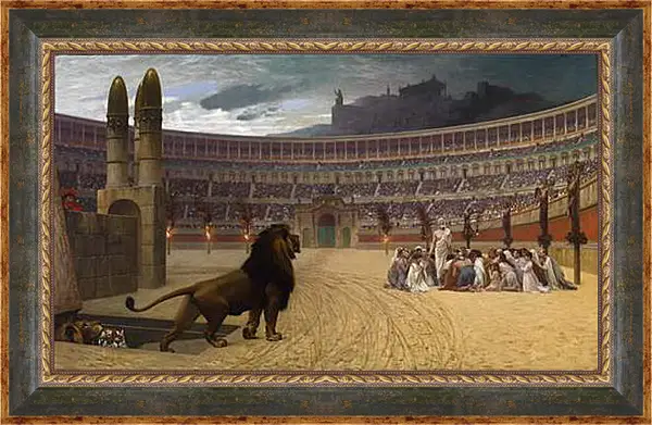 Картина в раме - Christian martyrs - Последняя молитва христианских мучеников. Жан-Леон Жером
Картина в раме - Christian martyrs - Последняя молитва христианских мучеников. Жан-Леон Жером