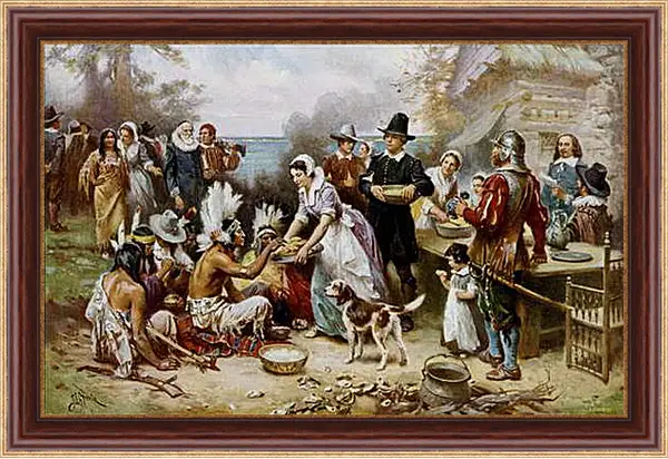 Картина в раме - The First Thanksgiving. Жан-Леон Жером
Картина в раме - The First Thanksgiving. Жан-Леон Жером