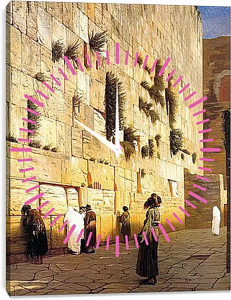 Часы картина - Solomons Wall Jerusalem. Жан-Леон Жером
Часы картина - Solomons Wall Jerusalem. Жан-Леон Жером