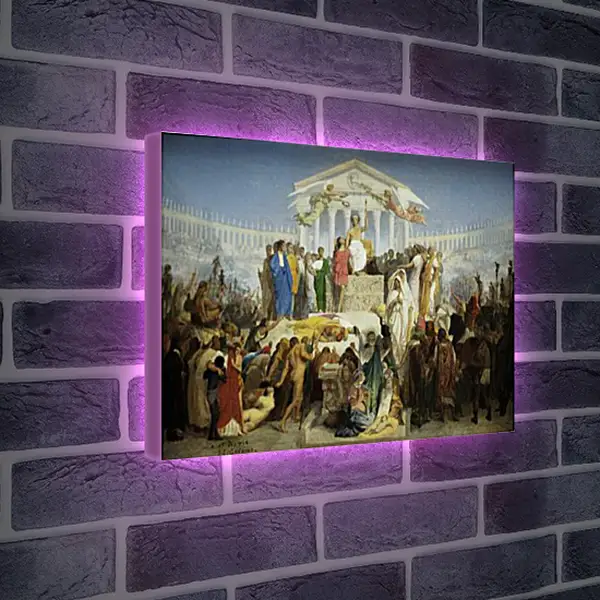 Лайтбокс световая панель - The Age of Augustus - The Birth of Christ. Жан-Леон Жером
Лайтбокс световая панель - The Age of Augustus - The Birth of Christ. Жан-Леон Жером