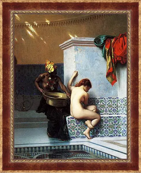 Картина в раме - Turkish bath. Жан-Леон Жером
Картина в раме - Turkish bath. Жан-Леон Жером