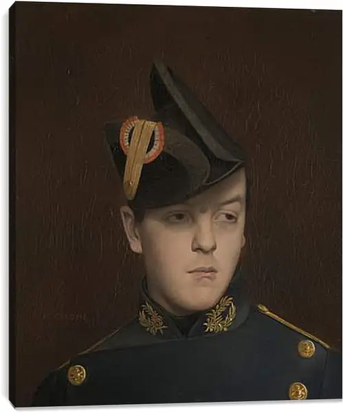 Постер на подрамнике - Portrait of Armand Gerome. Жан-Леон Жером Постер на подрамнике - Portrait of Armand Gerome. Жан-Леон Жером