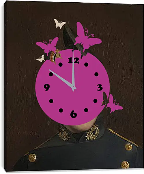 Часы картина - Portrait of Armand Gerome. Жан-Леон Жером Часы картина - Portrait of Armand Gerome. Жан-Леон Жером