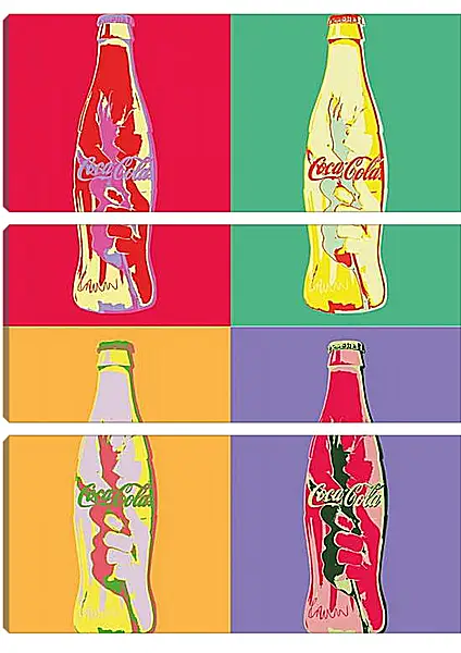Модульная картина - Coca-Cola. Поп-арт Модульная картина - Coca-Cola. Поп-арт