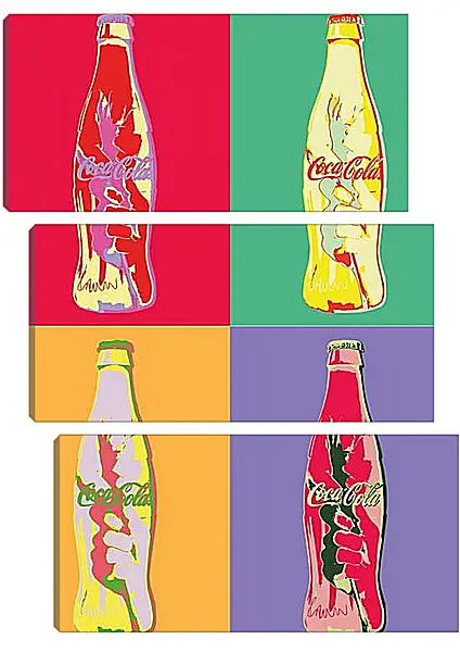 Модульная картина - Coca-Cola. Поп-арт Модульная картина - Coca-Cola. Поп-арт