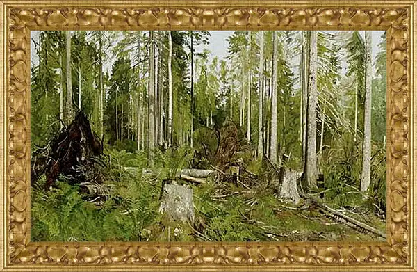 Картина в раме - Сосновый лес. Иван Шишкин
Картина в раме - Сосновый лес. Иван Шишкин