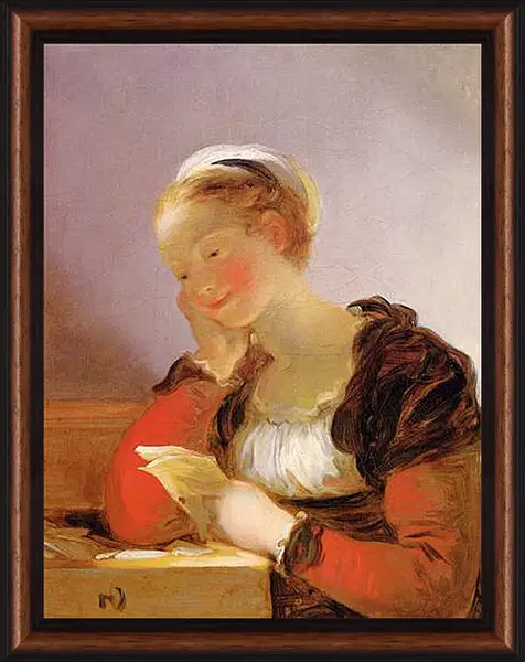 Картина в раме - The Letter. Жан Оноре Фрагонар
Картина в раме - The Letter. Жан Оноре Фрагонар