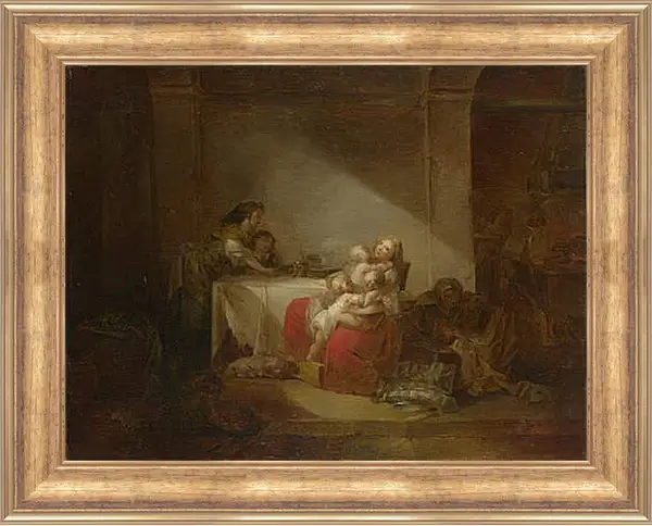 Картина в раме - Interior Scene. Жан Оноре Фрагонар Картина в раме - Interior Scene. Жан Оноре Фрагонар