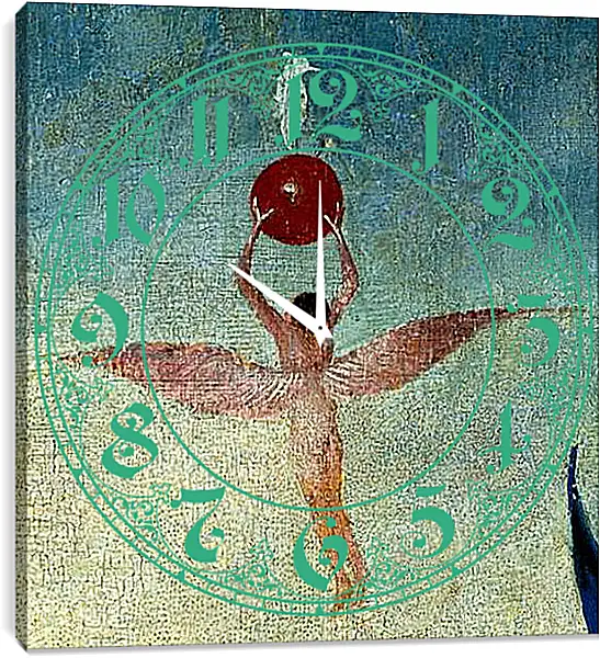 Часы картина - Winged man with fruit flies to heaven. Иероним Босх
Часы картина - Winged man with fruit flies to heaven. Иероним Босх
