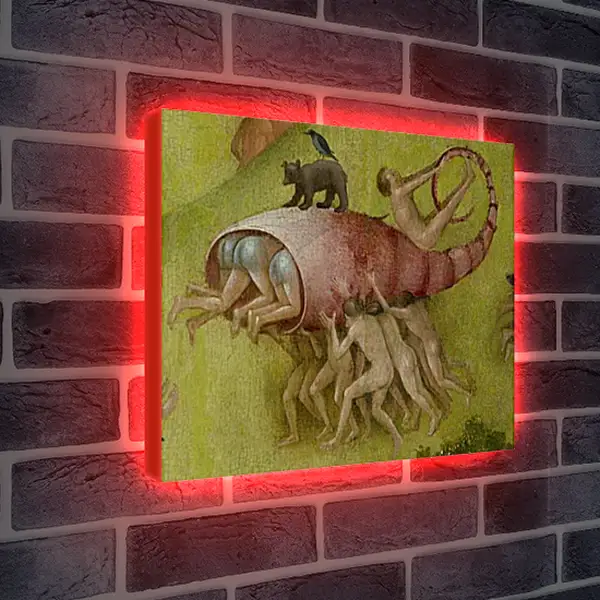 Лайтбокс световая панель - Lobster shell with people. Иероним Босх
Лайтбокс световая панель - Lobster shell with people. Иероним Босх