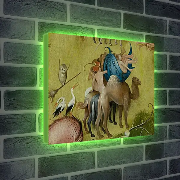Лайтбокс световая панель - Camel and people in a leaf. Иероним Босх
Лайтбокс световая панель - Camel and people in a leaf. Иероним Босх