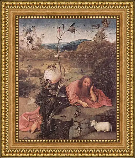 Картина в раме - Saint John the Baptist in the Wilderness. Иероним Босх
Картина в раме - Saint John the Baptist in the Wilderness. Иероним Босх