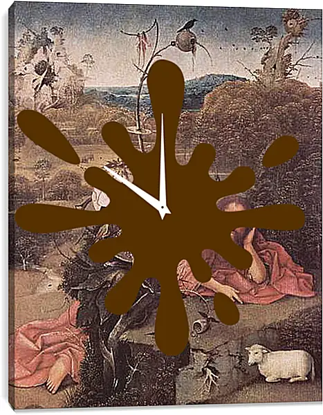 Часы картина - Saint John the Baptist in the Wilderness. Иероним Босх
Часы картина - Saint John the Baptist in the Wilderness. Иероним Босх