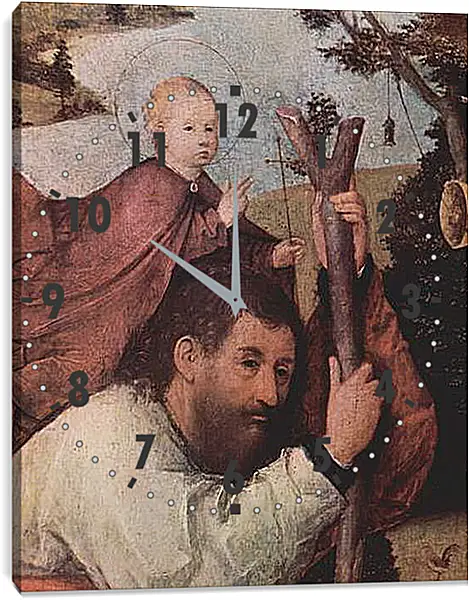 Часы картина - Hl. Christophorus. Иероним Босх
Часы картина - Hl. Christophorus. Иероним Босх