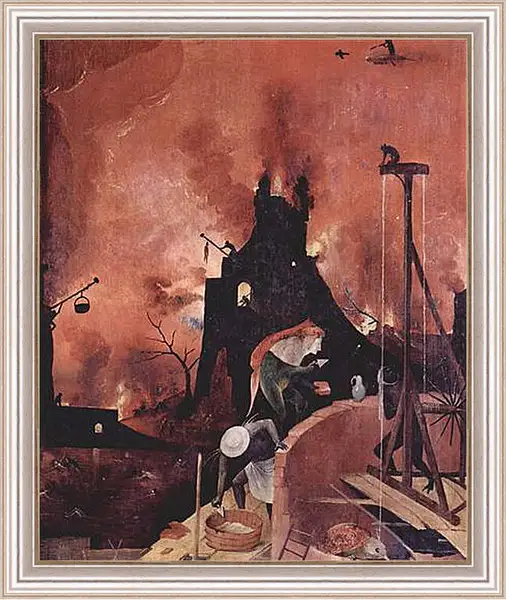 Картина в раме - Heuwagen, Triptychon, rechter Flugel - Die Holle. Иероним Босх
Картина в раме - Heuwagen, Triptychon, rechter Flugel - Die Holle. Иероним Босх