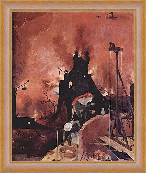 Картина в раме - Heuwagen, Triptychon, rechter Flugel - Die Holle. Иероним Босх
Картина в раме - Heuwagen, Triptychon, rechter Flugel - Die Holle. Иероним Босх
