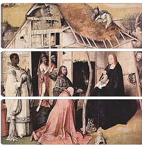 Модульная картина - Epiphanie-Triptychon. Иероним Босх
Модульная картина - Epiphanie-Triptychon. Иероним Босх