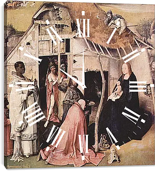 Часы картина - Epiphanie-Triptychon. Иероним Босх
Часы картина - Epiphanie-Triptychon. Иероним Босх