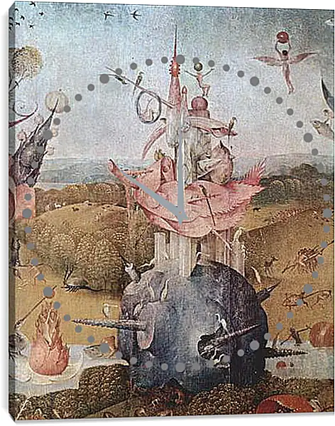 Часы картина - Der Garten der Luste, Mitteltafel - Der Garten der Luste. Иероним Босх
Часы картина - Der Garten der Luste, Mitteltafel - Der Garten der Luste. Иероним Босх