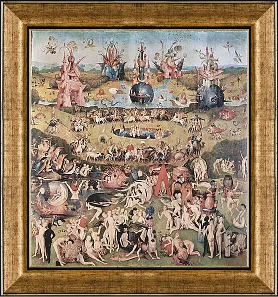 Картина в раме - The Garden of Earthly Delights. Иероним Босх
Картина в раме - The Garden of Earthly Delights. Иероним Босх