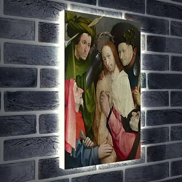 Лайтбокс световая панель - Christ Mocked (The Crowning with Thorns). Иероним Босх Лайтбокс световая панель - Christ Mocked (The Crowning with Thorns). Иероним Босх