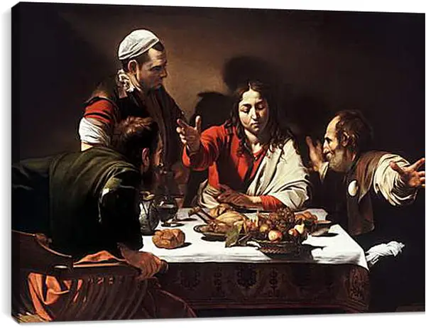 Постер на подрамнике - Supper at Emmaus. Микеланджело Караваджо
Постер на подрамнике - Supper at Emmaus. Микеланджело Караваджо