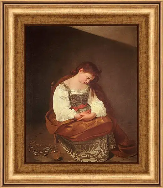 Картина в раме - Penitent Magdalene. Микеланджело Караваджо
Картина в раме - Penitent Magdalene. Микеланджело Караваджо
