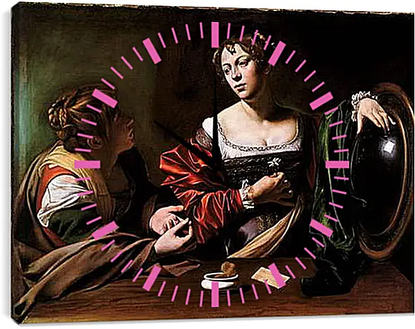 Часы картина - Martha and Mary Magdalene. Микеланджело Караваджо
Часы картина - Martha and Mary Magdalene. Микеланджело Караваджо