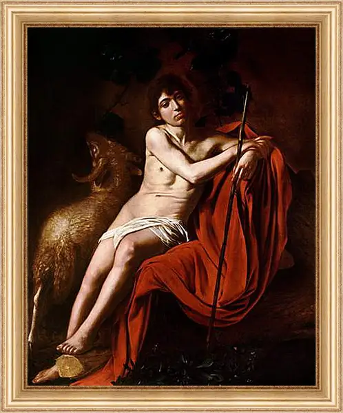 Картина в раме - John the Baptist. Микеланджело Караваджо
Картина в раме - John the Baptist. Микеланджело Караваджо