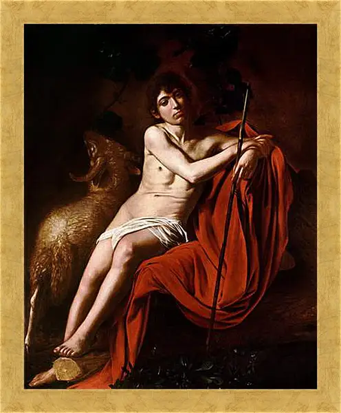 Картина в раме - John the Baptist. Микеланджело Караваджо
Картина в раме - John the Baptist. Микеланджело Караваджо