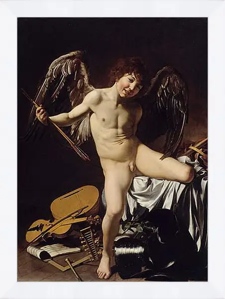 Картина в раме - Cupid as Victor. Микеланджело Караваджо
Картина в раме - Cupid as Victor. Микеланджело Караваджо