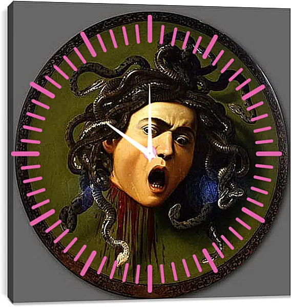 Часы картина - Medusa. Микеланджело Караваджо
Часы картина - Medusa. Микеланджело Караваджо