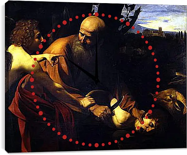 Часы картина - Sacrifice of Isaak. Микеланджело Караваджо
Часы картина - Sacrifice of Isaak. Микеланджело Караваджо