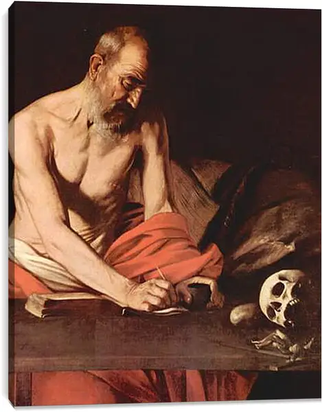 Постер на подрамнике - St. Hieronymus. Микеланджело Караваджо
Постер на подрамнике - St. Hieronymus. Микеланджело Караваджо