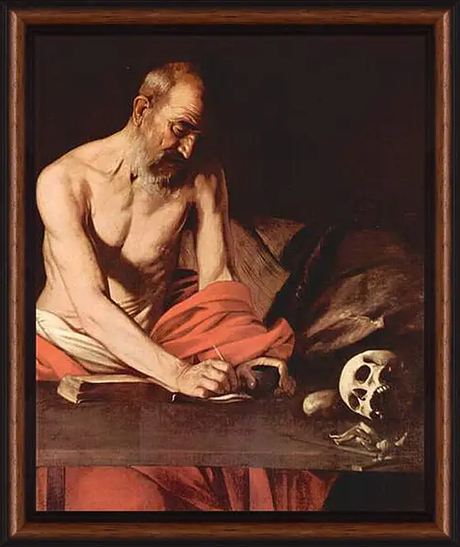 Картина в раме - St. Hieronymus. Микеланджело Караваджо
Картина в раме - St. Hieronymus. Микеланджело Караваджо