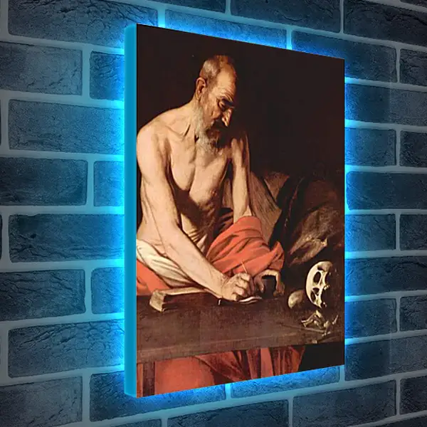 Лайтбокс световая панель - St. Hieronymus. Микеланджело Караваджо
Лайтбокс световая панель - St. Hieronymus. Микеланджело Караваджо