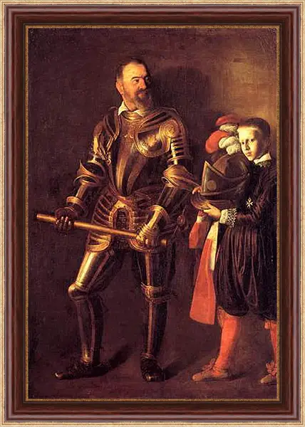 Картина в раме - Grand Master Alof of Wignacourt in Armour, With a Page. Микеланджело Караваджо
Картина в раме - Grand Master Alof of Wignacourt in Armour, With a Page. Микеланджело Караваджо