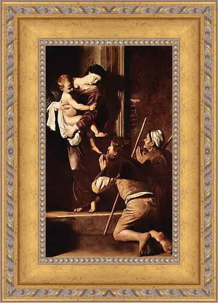 Картина в раме - Madonna of the Pilger. Микеланджело Караваджо
Картина в раме - Madonna of the Pilger. Микеланджело Караваджо