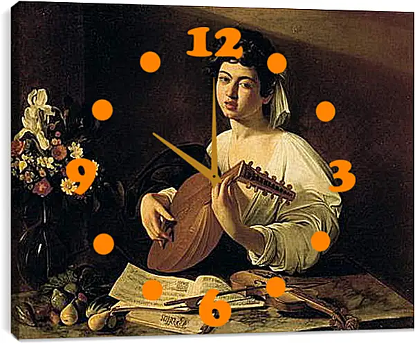Часы картина - The Lute-Player. Микеланджело Караваджо
Часы картина - The Lute-Player. Микеланджело Караваджо